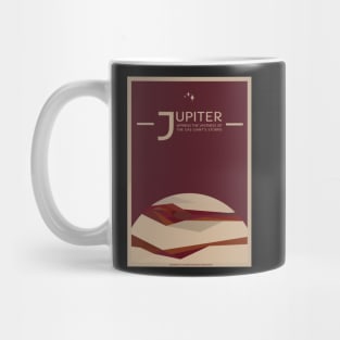 Art Deco Space Travel Poster - Jupiter Mug